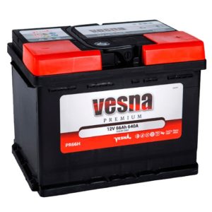 Аккумулятор VESNA Premium 66 Ач ОП
