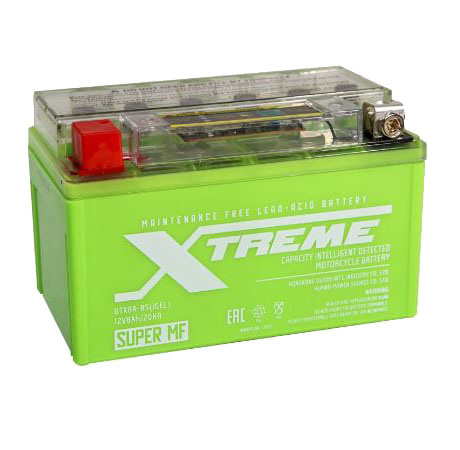 Мото аккумулятор Xtreme UTX8A(YTX7A)-BS iGEL (8Ah)